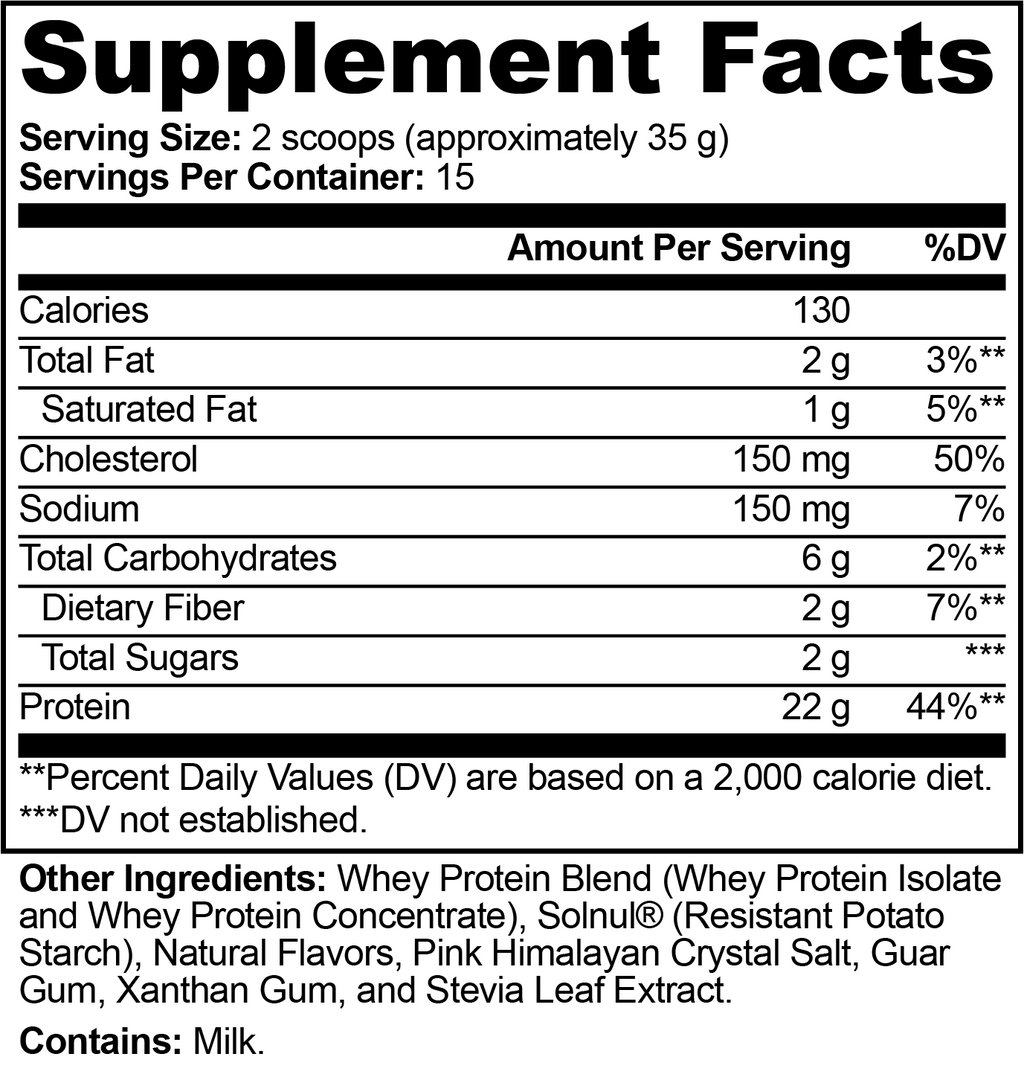 Performance Whey Protein — Chocolate | 22 g Protein
