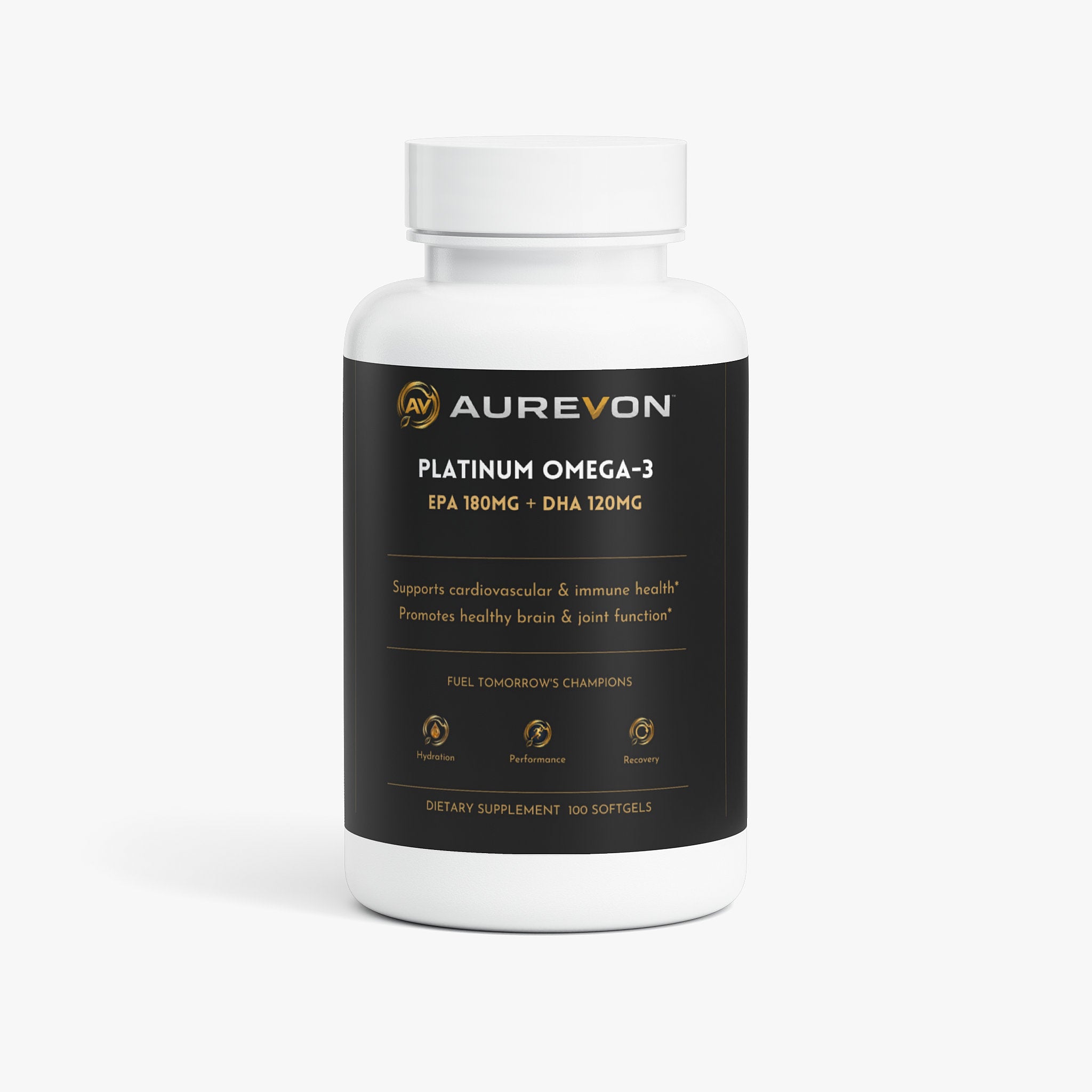 Omega-3 Fish Oil — Heart, Brain & Vision Support | 100 Softgels