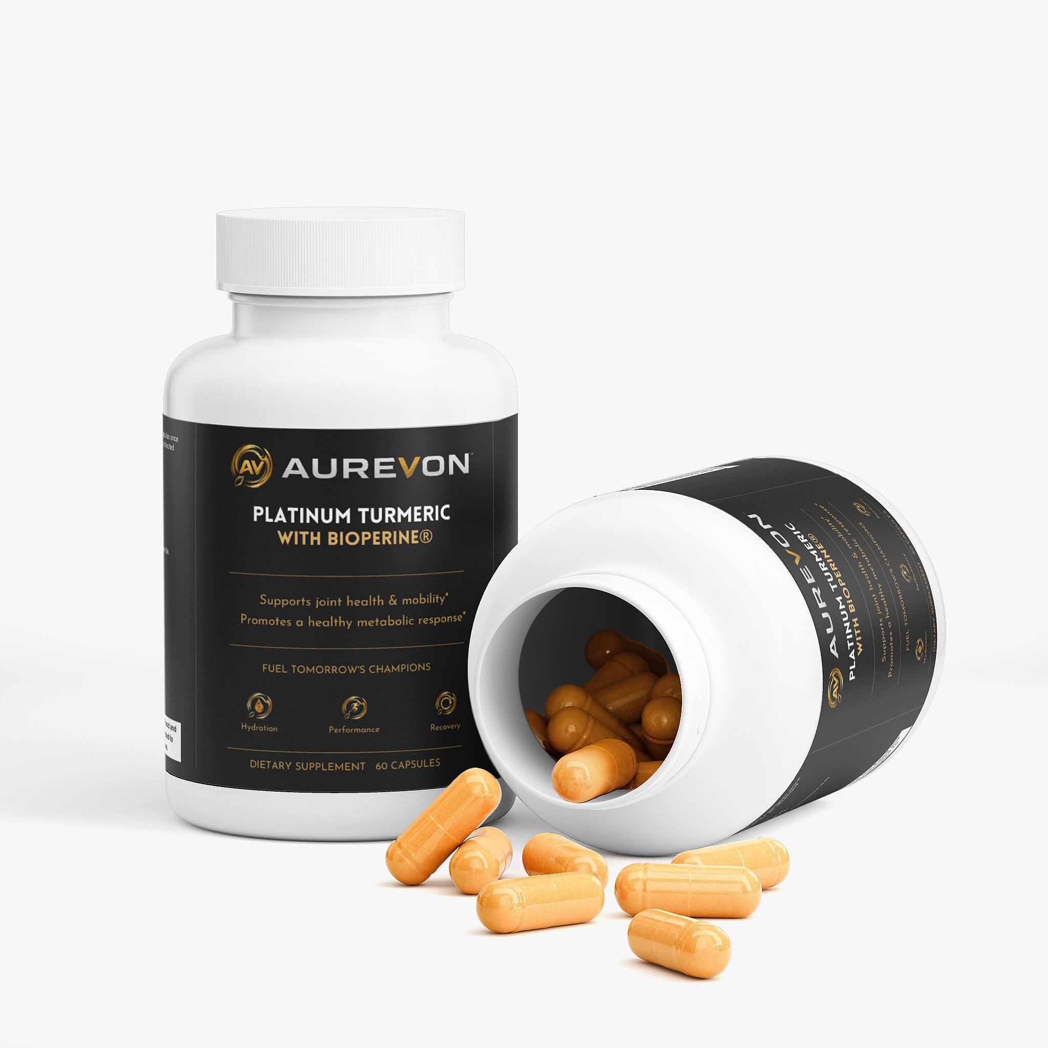 Platinum Turmeric Complex — Joint, Mobility & Recovery Support | 60 Capsules