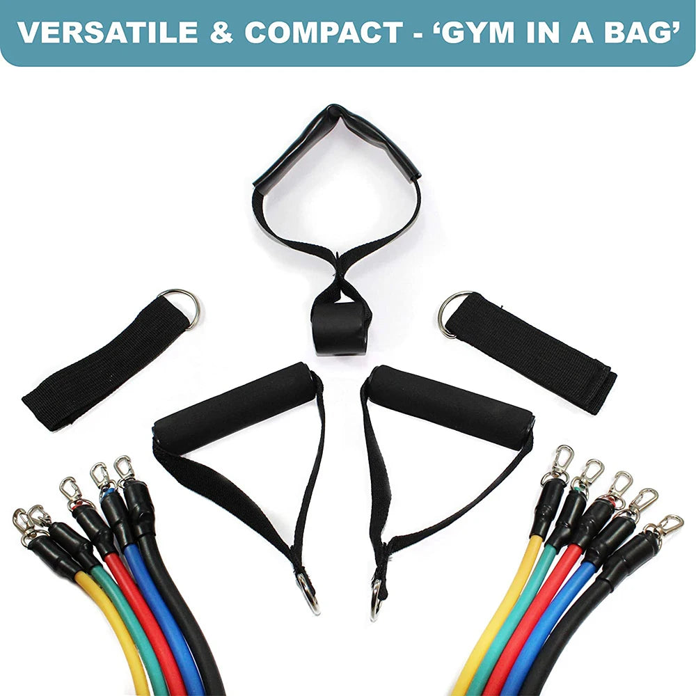 AUREVON 5-Band Resistance Set (Up to 115 lb)