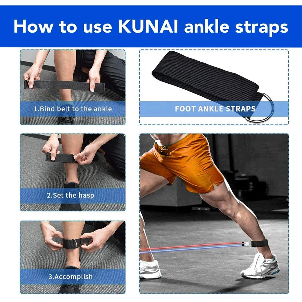 AUREVON 5-Band Resistance Set (Up to 115 lb)
