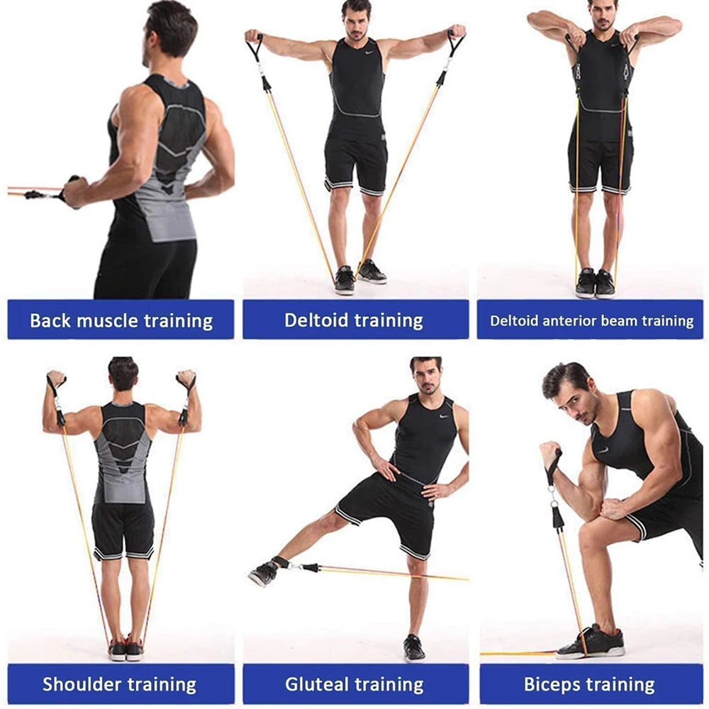 AUREVON 5-Band Resistance Set (Up to 115 lb)