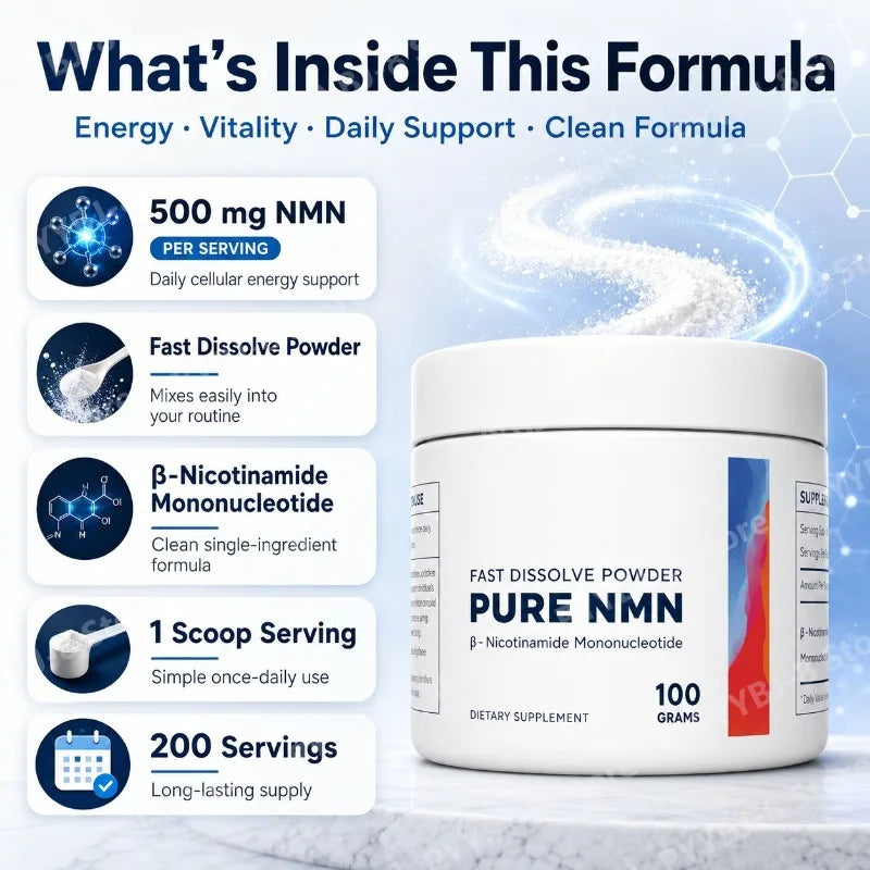 AUREVON Pure NMN Powder — 500 mg per Scoop