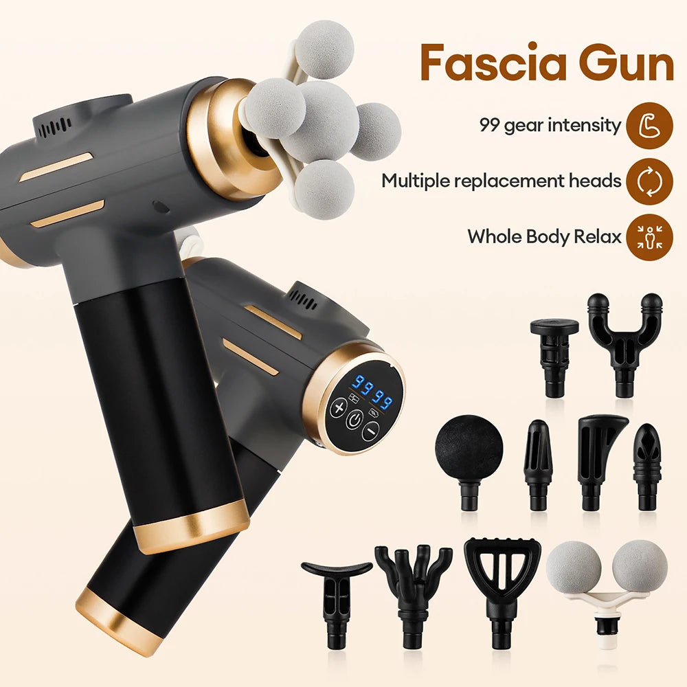 AUREVON Percussion Massage Gun — 99 Speed Levels