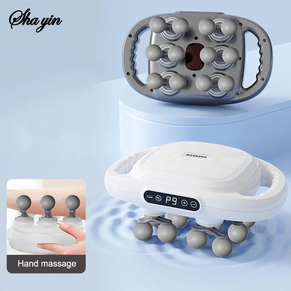 AUREVON Pro Massage Gun — 6 & 12 Interchangeable Heads