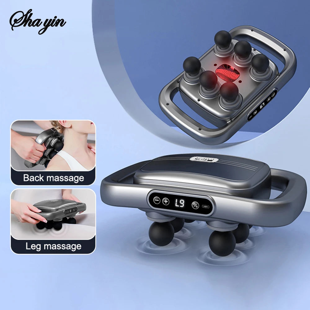 AUREVON Pro Massage Gun — 6 & 12 Interchangeable Heads