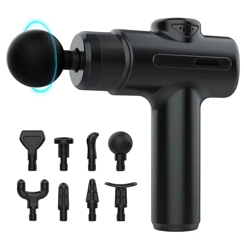 AUREVON Massage Gun — 8 Interchangeable Heads