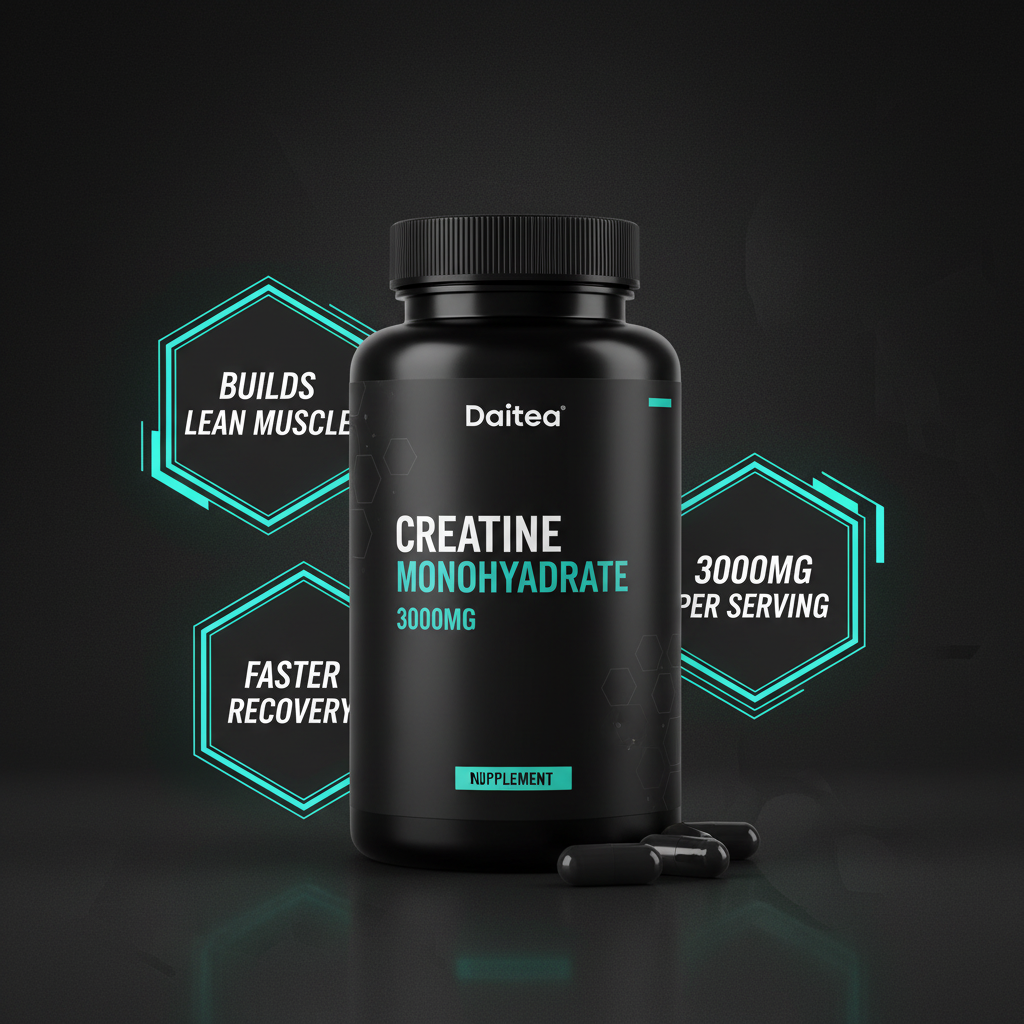 Creatine Monohydrate 3000mg Capsules